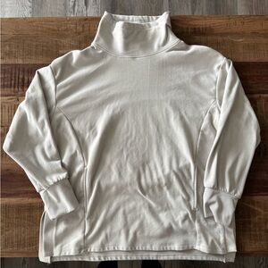 Cream Turtleneck Sweater